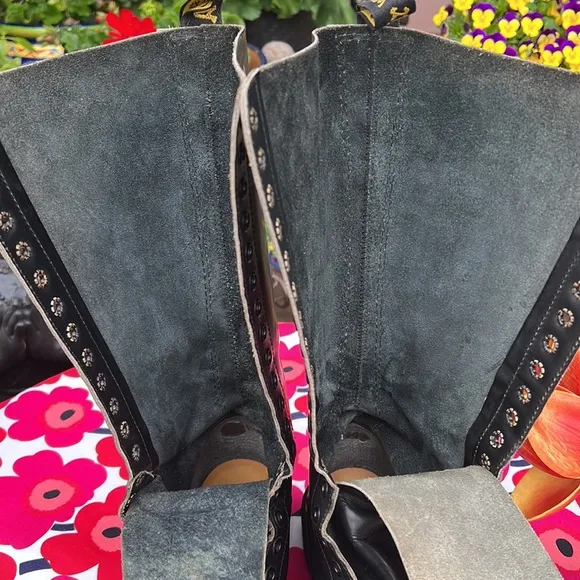 🏴󠁧󠁢󠁥󠁮󠁧󠁿 Dr. Martens MIE Vintage 20 Eye Lace Up Knee High Boots UK 6