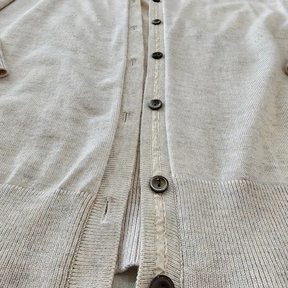 [ HALOGEN] womens size XL, Stella long sleeve, button up cardigan in Oatmeal .