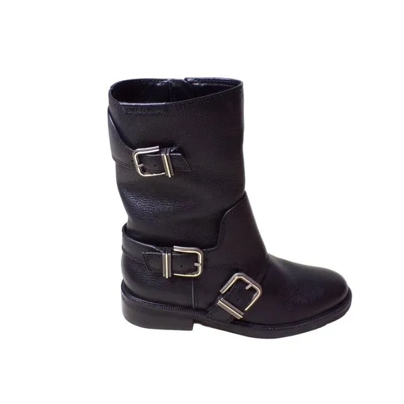 🆕 VINCE CAMUTO Alicenta Moto Bootie Boots 5.5 Black
