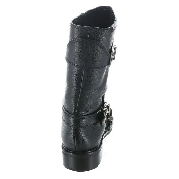 🆕 VINCE CAMUTO Alicenta Moto Bootie Boots 5.5 Black