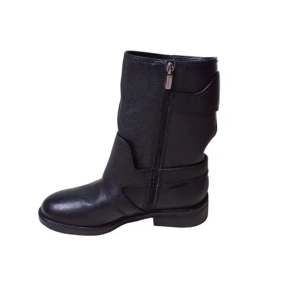 🆕 VINCE CAMUTO Alicenta Moto Bootie Boots 5.5 Black