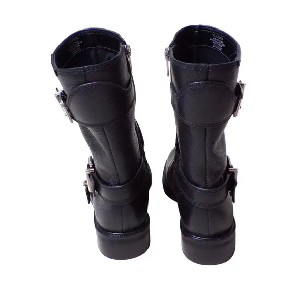 🆕 VINCE CAMUTO Alicenta Moto Bootie Boots 5.5 Black