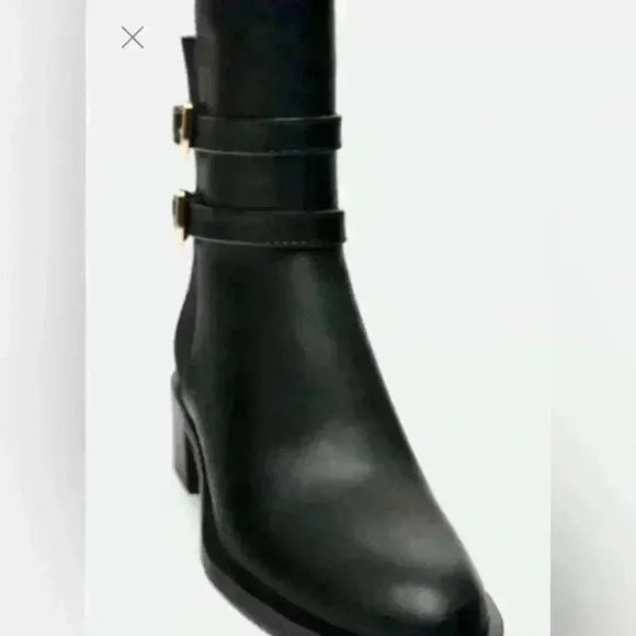 - Zara STRAPPY ANKLE BOOTS WITH BUCKLE🔥🔥🔥🔥🔥