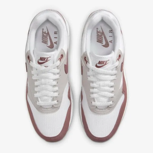 10.5W/9M - [NEW] Women's Nike Air Max 1 Casual Shoes White DZ2628-104
