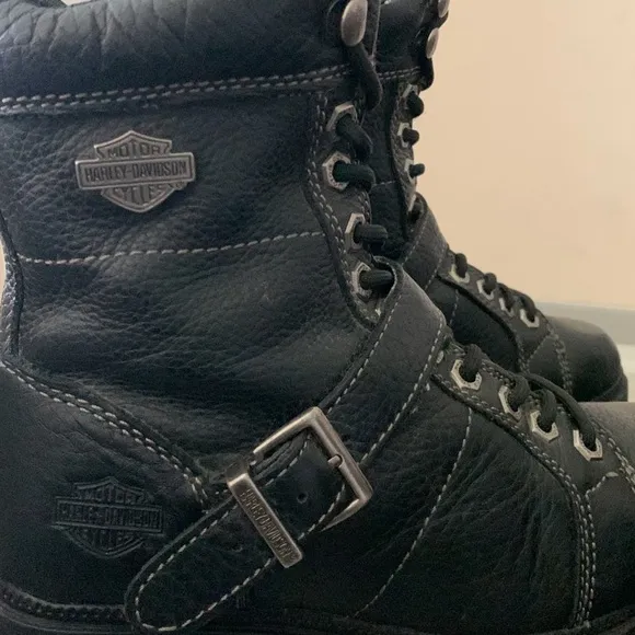 “2” HARLEY DAVIDSON Motorcycle Boot Bundle. Sizes 6.5 &amp; 7