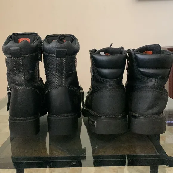 “2” HARLEY DAVIDSON Motorcycle Boot Bundle. Sizes 6.5 &amp; 7