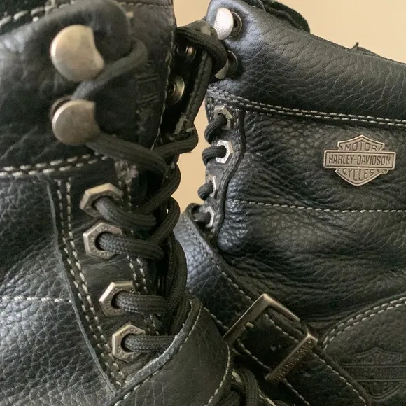 “2” HARLEY DAVIDSON Motorcycle Boot Bundle. Sizes 6.5 &amp; 7