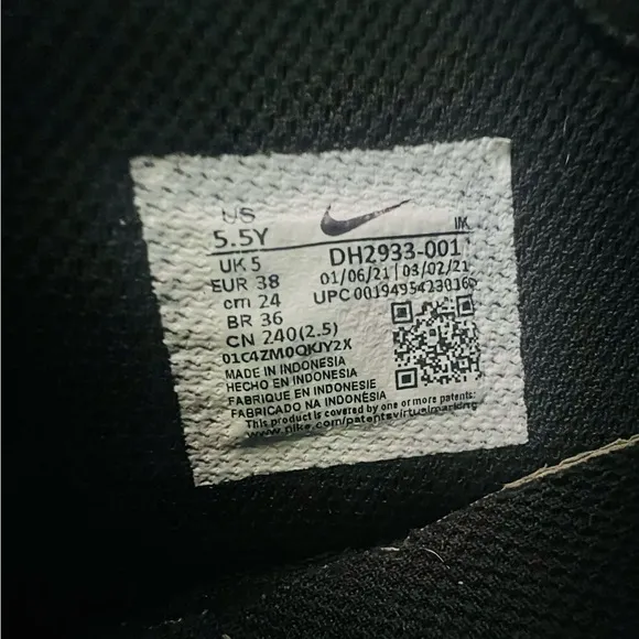 2021 Nike Air Force 1 Triple Black Mid