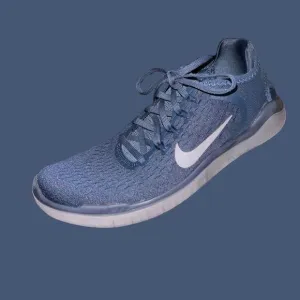 2022 Men’s Nike Free Run Flynit Blue Gray Running Shoes Sneakers Size 8