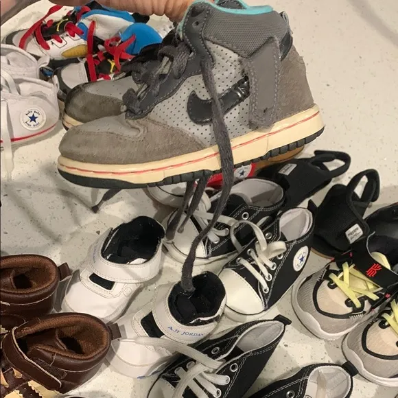 28pr baby toddler shoes lot 2c to 6c new and used branded and unbranded