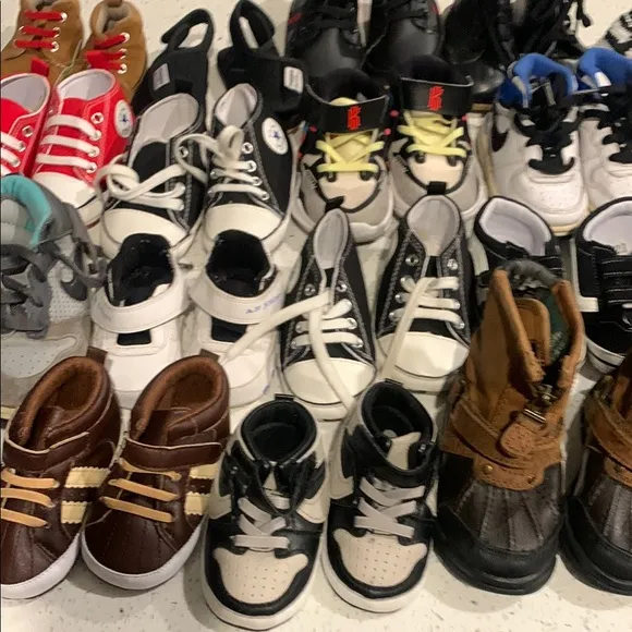 28pr baby toddler shoes lot 2c to 6c new and used branded and unbranded