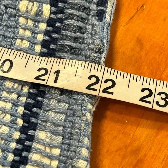 2X Vintage handmade reversible woven and lined vest