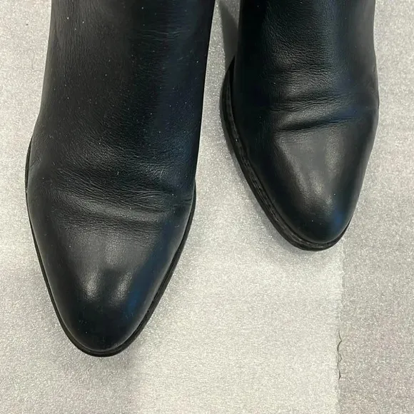 [38/7.5”]Alexander Wang Kori Black Leather Chelsea Ankle Boots