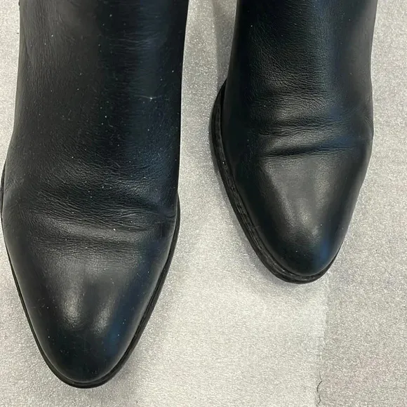 [38/7.5”]Alexander Wang Kori Black Leather Chelsea Ankle Boots