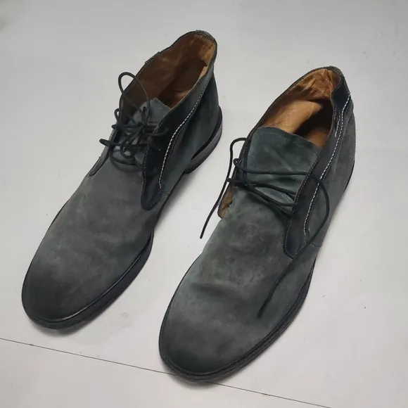 7 For All Man Kind Gray Suede Chukka Boots Size 11