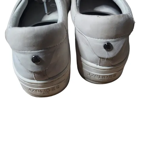 8 J/slides NYC gray sneakers