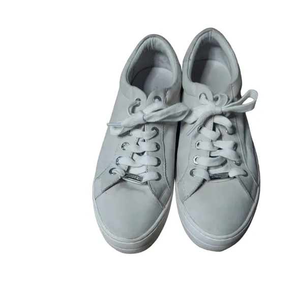 8 J/slides NYC gray sneakers