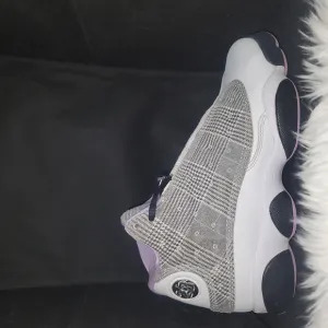 #90 Jordan 13 Retro Women's Stylish Plaid Sneakers