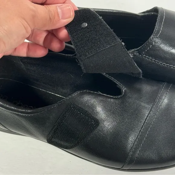 Abeo Pro System Ivonne Black Leather Comfort Shoes Women's Size 8.5
