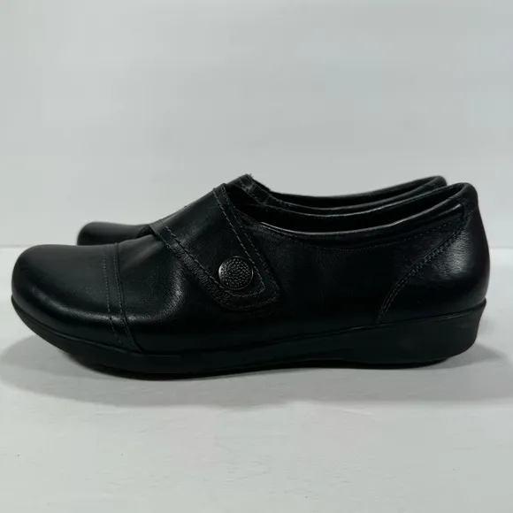 Abeo Pro System Ivonne Black Leather Comfort Shoes Women's Size 8.5