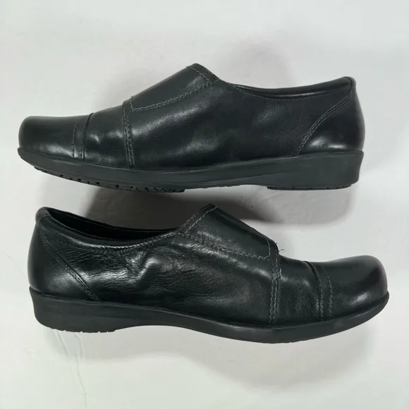 Abeo Pro System Ivonne Black Leather Comfort Shoes Women's Size 8.5