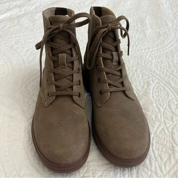 ABEO Vista Lace Metatarsal in Taupe Suede Size 7.5