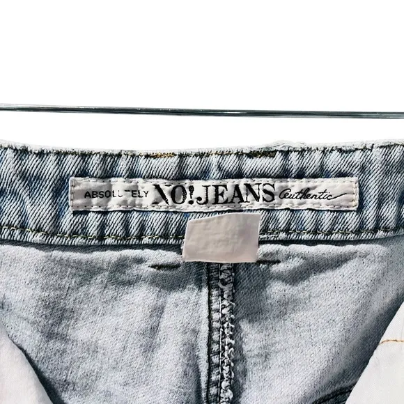 Absolutely Authentic No! Jeans Vintage 80's Distressed Straight Size 28x28 Denim