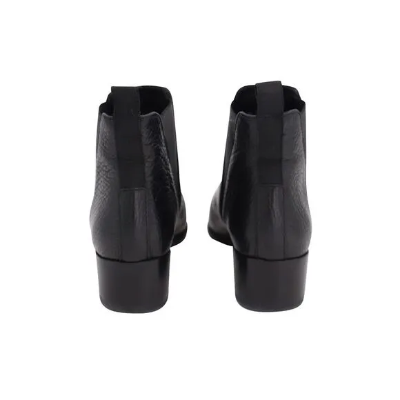 Acne Studios Jensen Ankle Boots in Black Leather