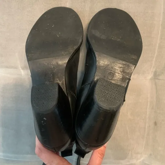 ACNE Studios Pistol Ankle Boots Black Leather Size 37 Size 7