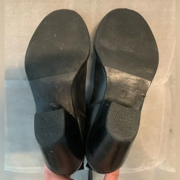 ACNE Studios Pistol Ankle Boots Black Leather Size 37 Size 7