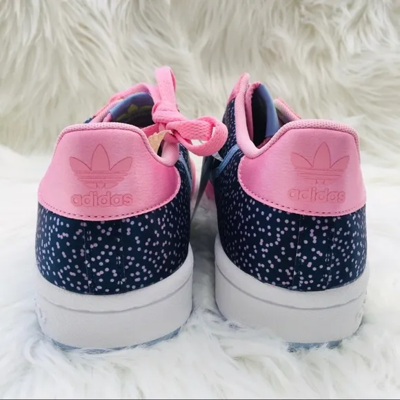 Adidas CONTINENTAL 80 Sneakers Shoes True Pink Collegiate Navy Glow Blue W8.5