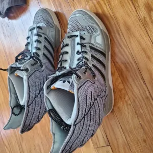 Adidas Gray Winged Sneakers