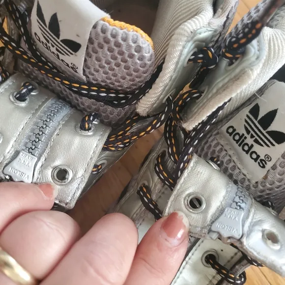 Adidas Gray Winged Sneakers