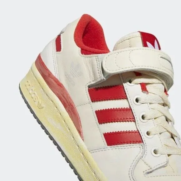 Adidas Mens  Forum 84 Low AEC Shoes ‘White Red’ HR0557