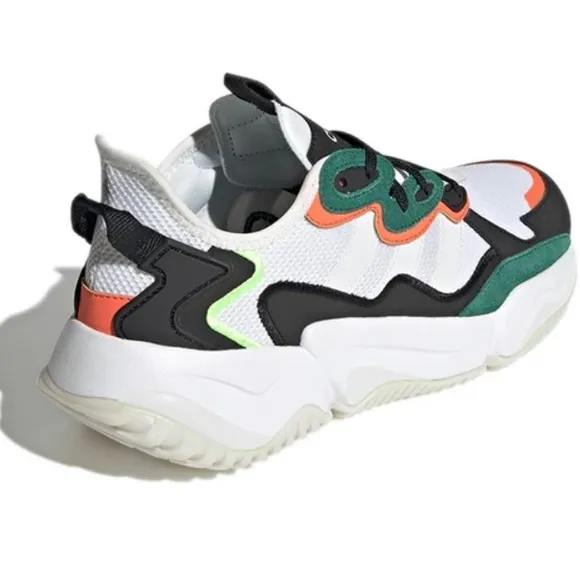 Adidas mens shoes Nirtocgarge green white orange new shoes