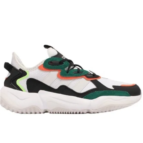 Adidas mens shoes Nirtocgarge green white orange new shoes
