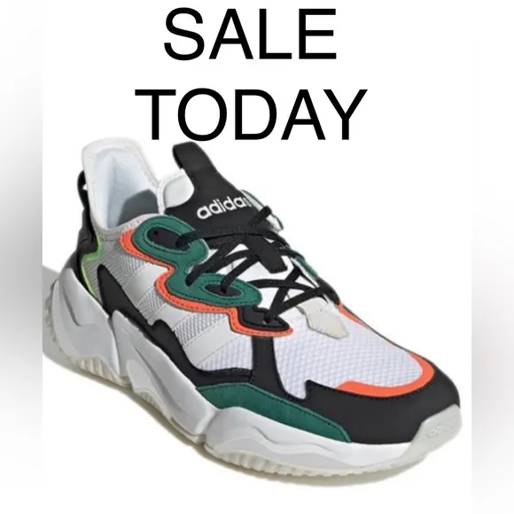 Adidas mens shoes Nirtocgarge green white orange new shoes