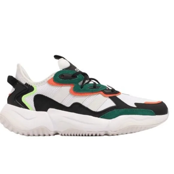 Adidas mens shoes Nirtocgarge green white orange new shoes