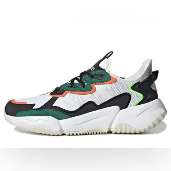 Adidas mens shoes Nirtocgarge green white orange new shoes
