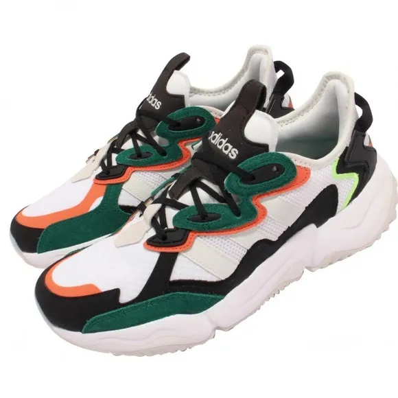 Adidas mens shoes Nirtocgarge green white orange new shoes