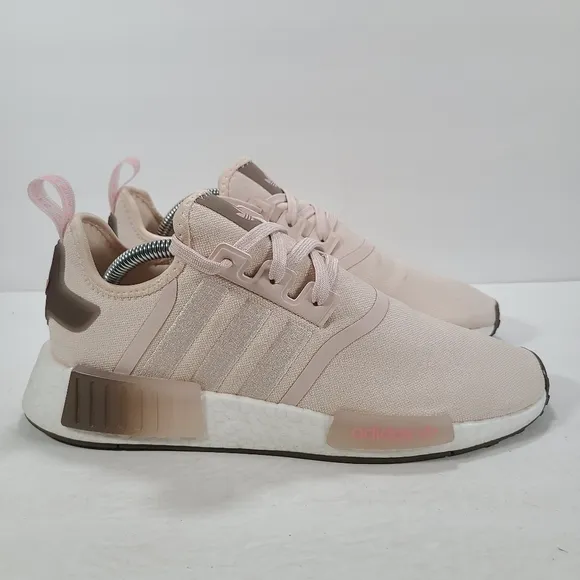 Adidas Originals NMD R1 Running Shoes Quartz Strata Brown Pink Women Size 10