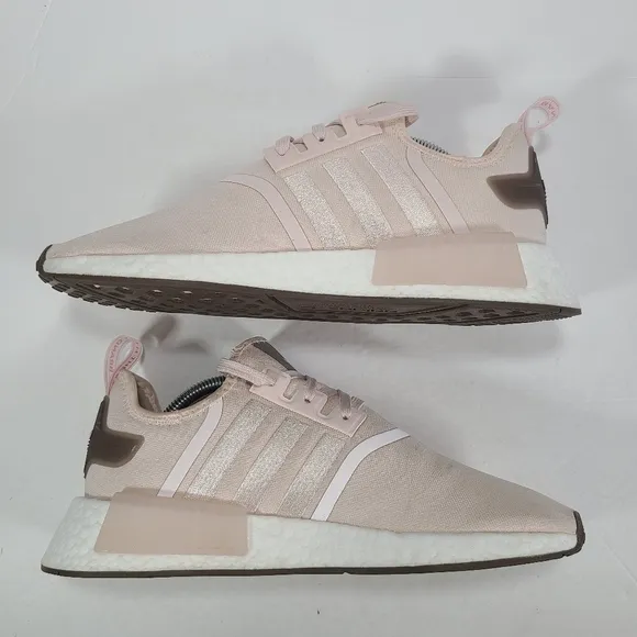 Adidas Originals NMD R1 Running Shoes Quartz Strata Brown Pink Women Size 10