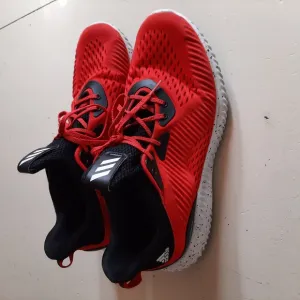 Adidas Red and Black Running Shoes