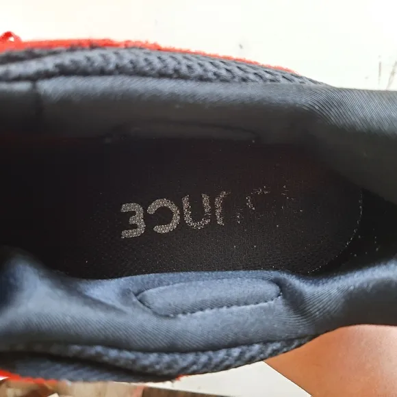 Adidas Red and Black Running Shoes