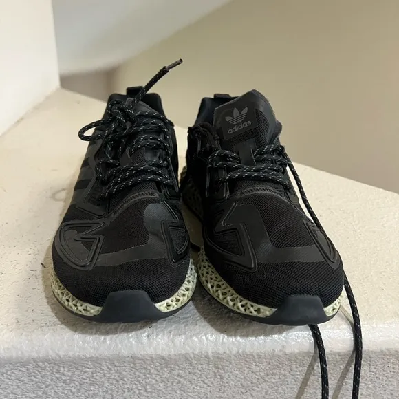 Adidas Running ZX 2K 4D Core Black Shoes Athletic Running Sneakers Men FV9027 8
