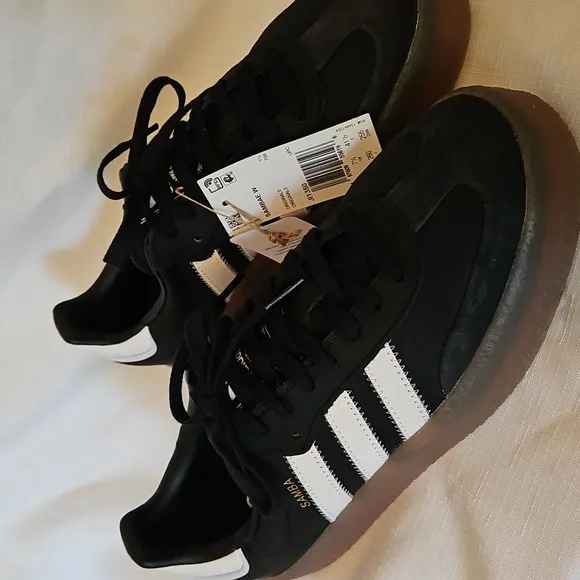 Adidas Samba W Sambae W Shoes - Black and White Womans 9 New