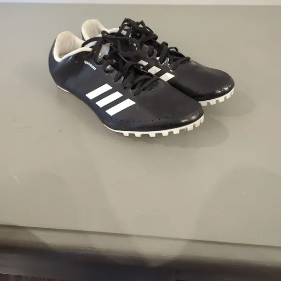 adidas Sprintstar Spikes Core CP9697 Black Mens size 11.5 Running Sprint Shoes