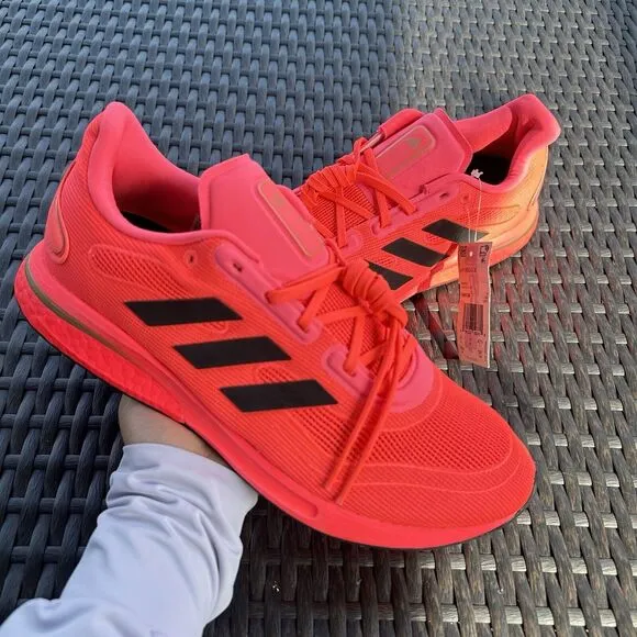 Adidas Supernova Signal Pink Women's Athletic Shoes FW0704 Size 10.5