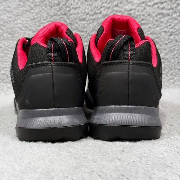Adidas Terrex AX3 GTX Womens Size 9.5 Hiking Shoes Sneakers Black Red Gore-Tex