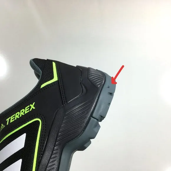 Adidas Terrex Eastrail Hiking Trail Running Shoes Mens Size 12.5 Black FX4625
